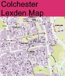 Lexden map