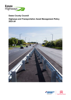 Cover of Essex Highways Asset Management Policy