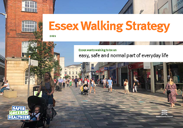 Cover of 2021 Essex Walking Strategy