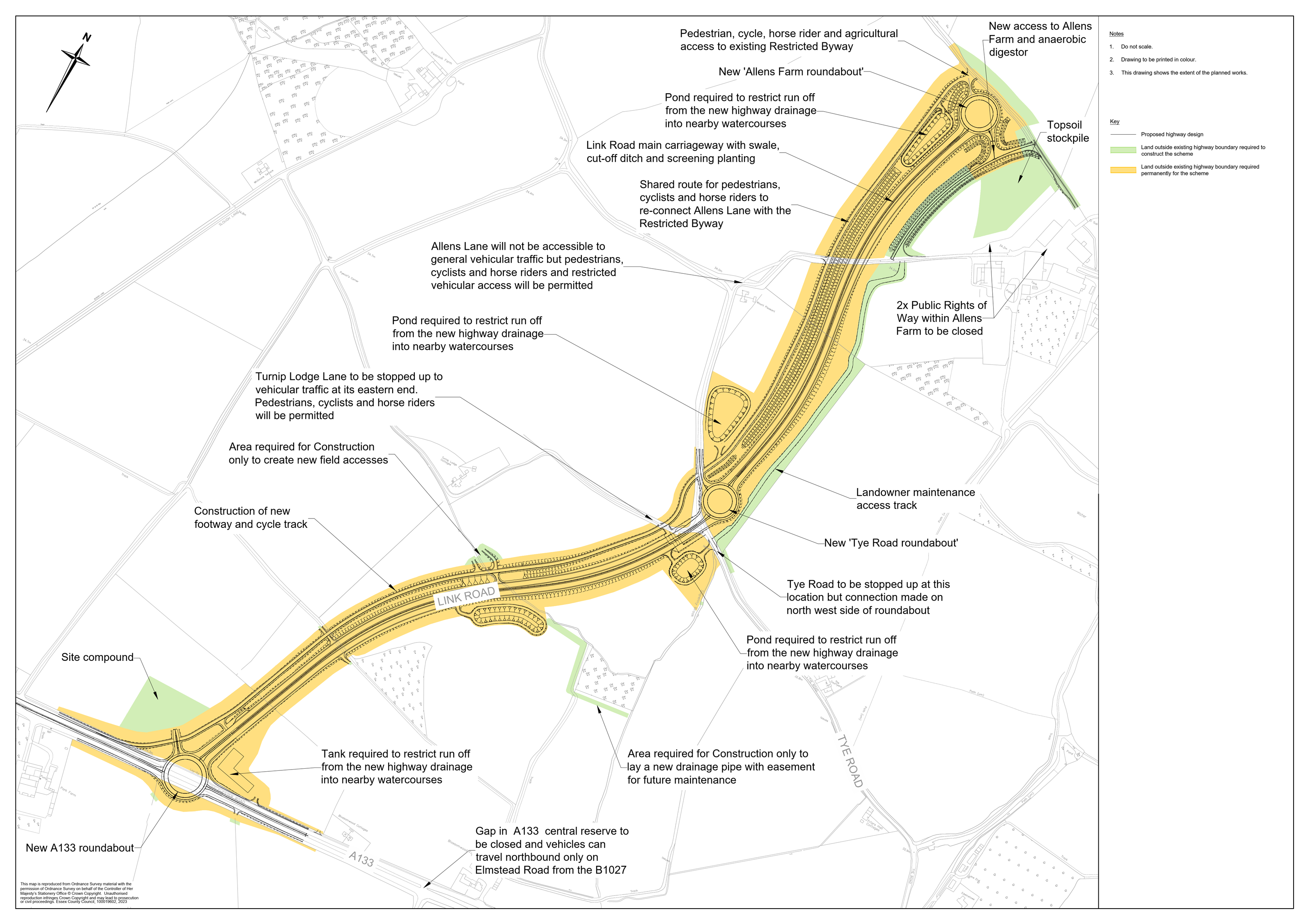 A120 to A133 Link Road (Tendring/Colchester Border Garden Community ...